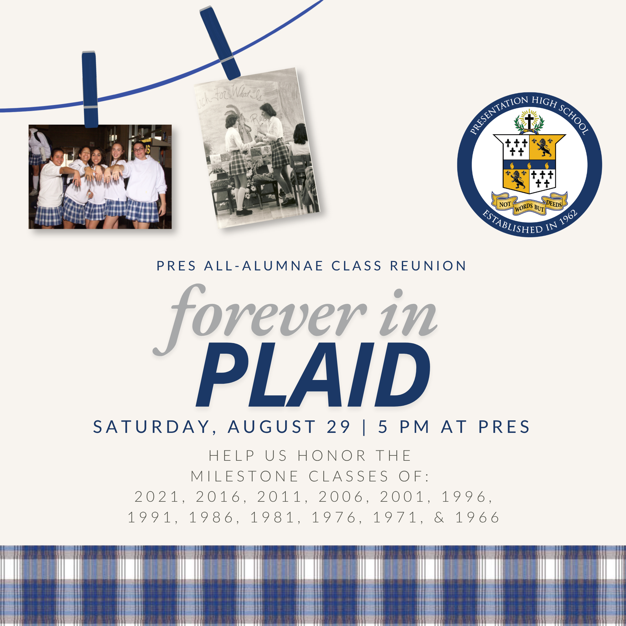 Pres All-Alumnae Class Reunion 2026 - logo